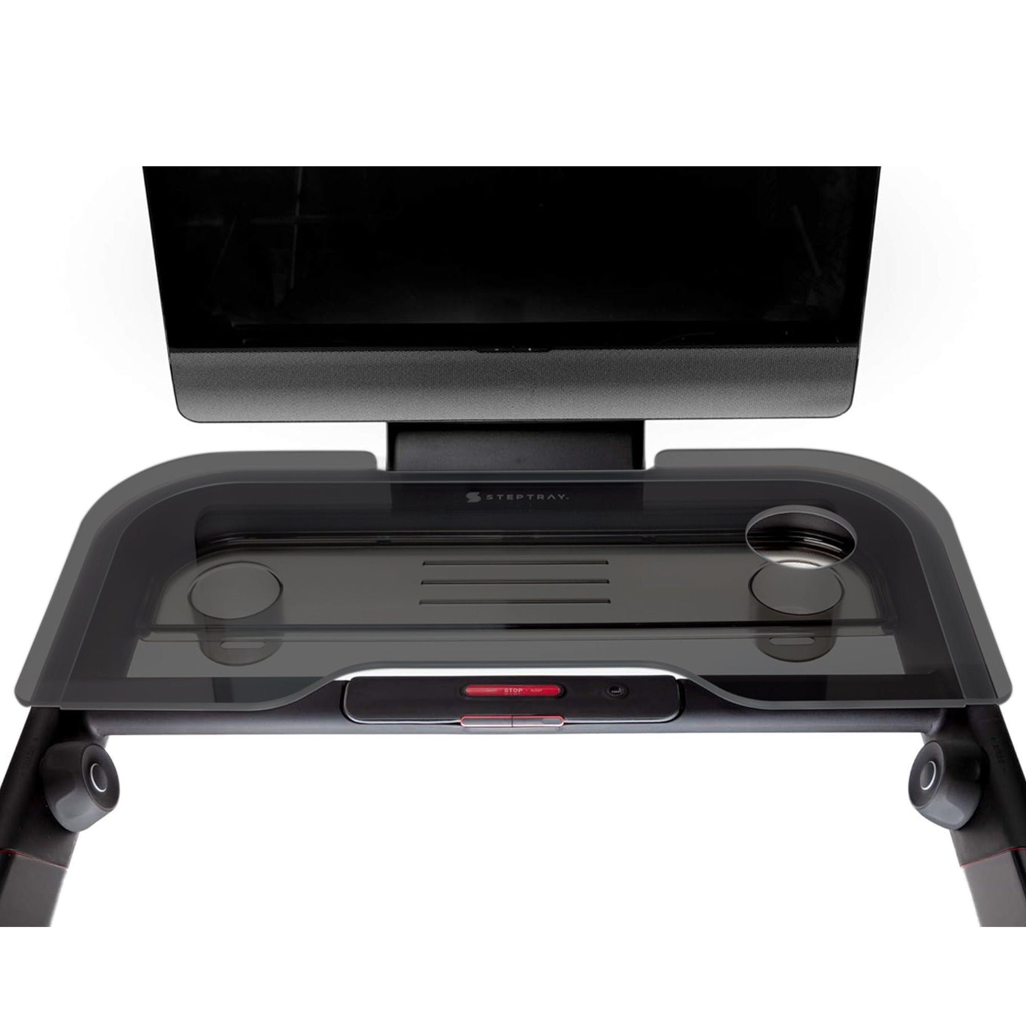 TFD The StepTray (Black) Compatible with Peloton Tread+ (Larger Trea