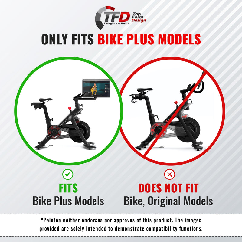 TFD The Tray+ (Dark) | Compatible with Peloton Bikes+ (Plus Models)