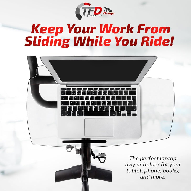 TFD The Sidewinder Tray (Clear) | Compatible with Peloton Bikes (Original Models)