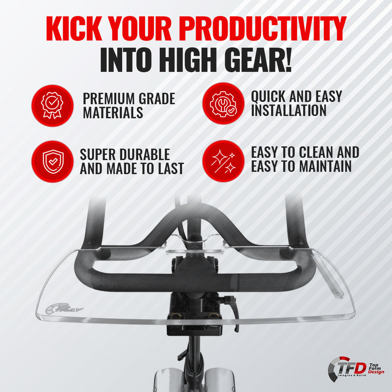 TFD The V2 Tray (Clear) Compatible with Peloton (Original Models)