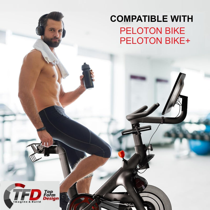TFD Adjuster, Compatible with Peloton Bikes & Bike+ (Bike Original & Bike Plus), Made in USA - Handlebar Mod Adjusts Handle Bar Position for Any Rider | Black Design - Optimal Peloton Accessories
