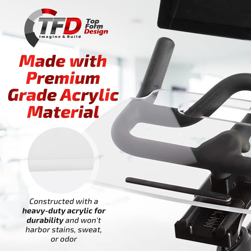 TFD The Sidewinder Tray (Clear) | Compatible with Peloton Bikes (Original Models)