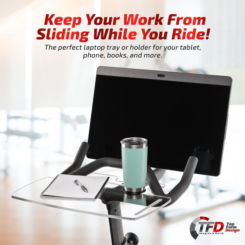 TFD The Tray+ (Clear) Compatible with Peloton Bike+ (Plus Models)