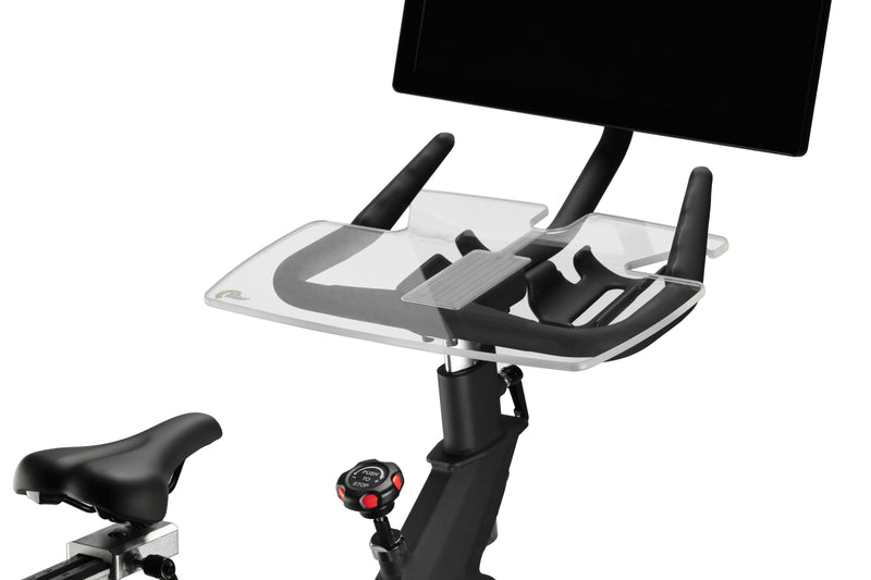 TFD The Tray-S | Compatible with Stryde Bikes, Made in USA | Premium Acrylic Holder for Laptop, Tablet, Phone, Books & More