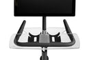 TFD The Tray-S | Compatible with Stryde Bikes, Made in USA | Premium Acrylic Holder for Laptop, Tablet, Phone, Books & More