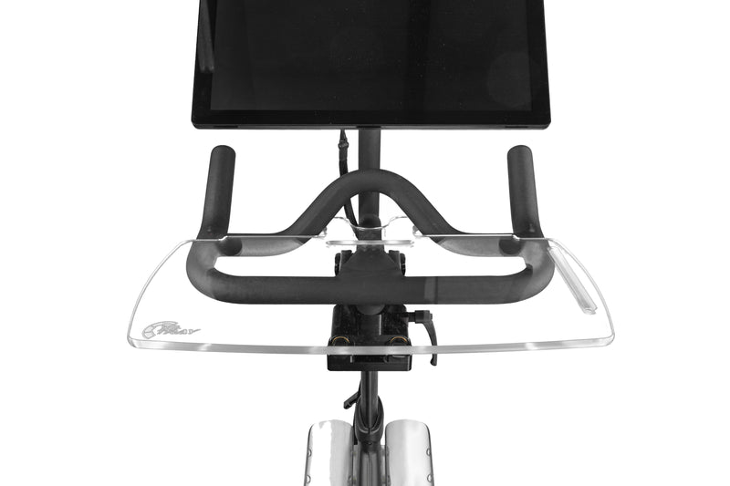Top from Design | New & Improved V2 Tray for Peloton | Work & Ride with Your Phone, Laptop, Book or Tablet | Peloton Accessories | Peloton Tray (Clear)